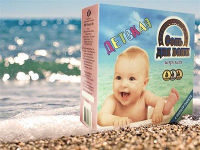 Соль для ванн Детская Морская ф/пакет 1 кг - фото 4793