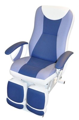 Педикюрное косметологическое кресло «Ирина» (электропривод, 2 мотора) (высота 550 - 850мм, спинка) - фото 9750