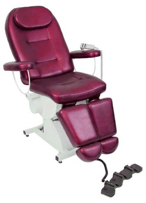 Педикюрное косметологическое кресло "ТАТЬЯНА" (Электропривод, 3 мотора)(высота 640 - 890 мм) - фото 9777