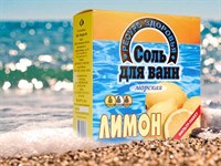 Соль для ванн 1 кг Лимон фильтр-пакет